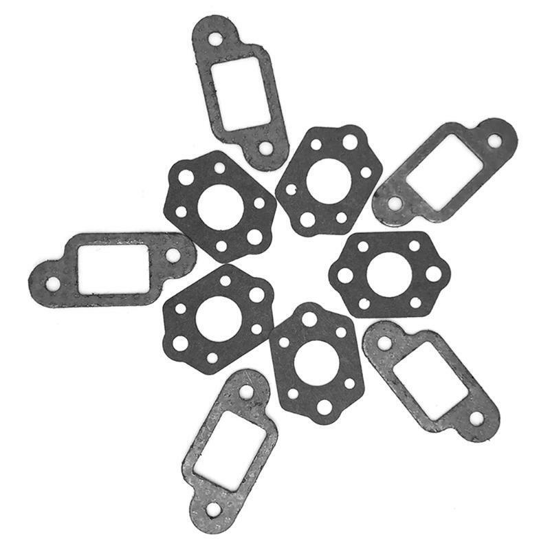 10Pcs Muffler Carburetor Gasket kit For 021 023 025 MS210 MS230 MS250 MS 210 230