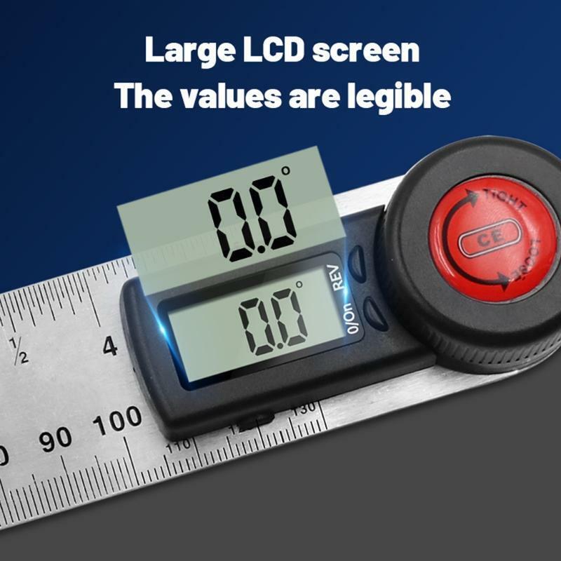 360 Degree Stainless steel Digital Angle Ruler Gauge Finder Meter Protractor