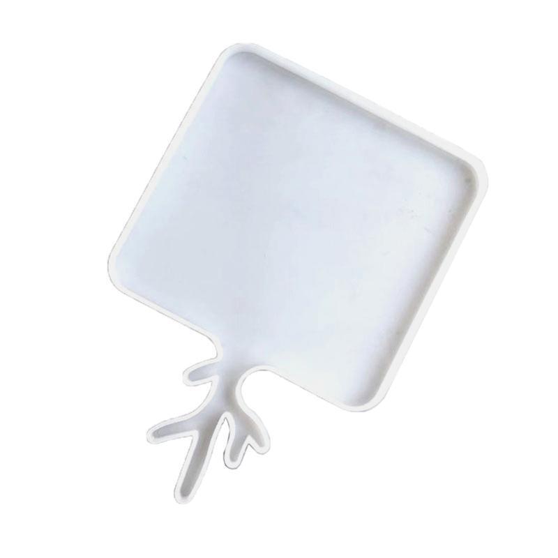 Epoxy Antler Handle Fruit Tray Mold Serving Board Mold for Home Decoration