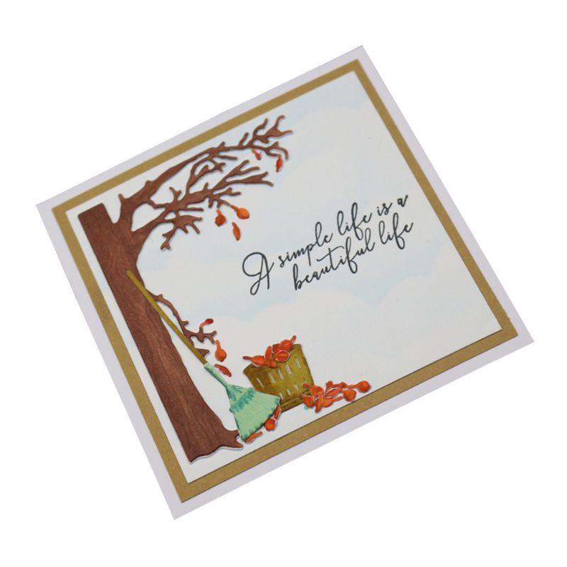 Autumn Metal Cutting Dies Stencil DIY Scrapbooking Album Stamp Paper Card Craft