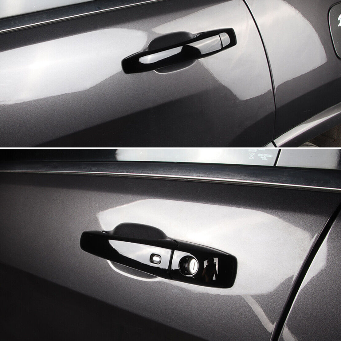 8pcs Door handle Cover Trim Decoration Exterior Fit for Jeep Grand Cherokee