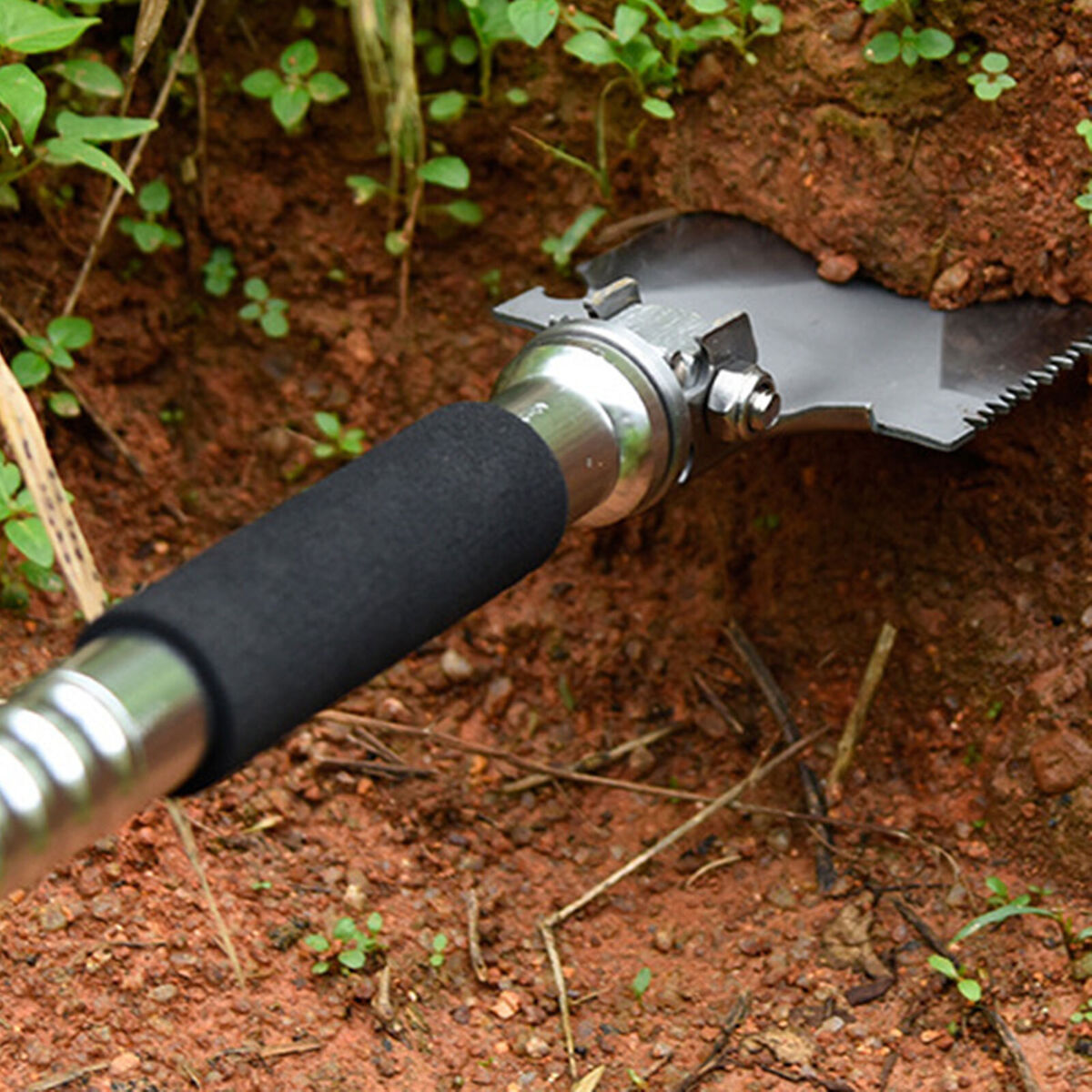 Folding Sapper Shovel - Mini Multifunctional Camping Survival Equipment