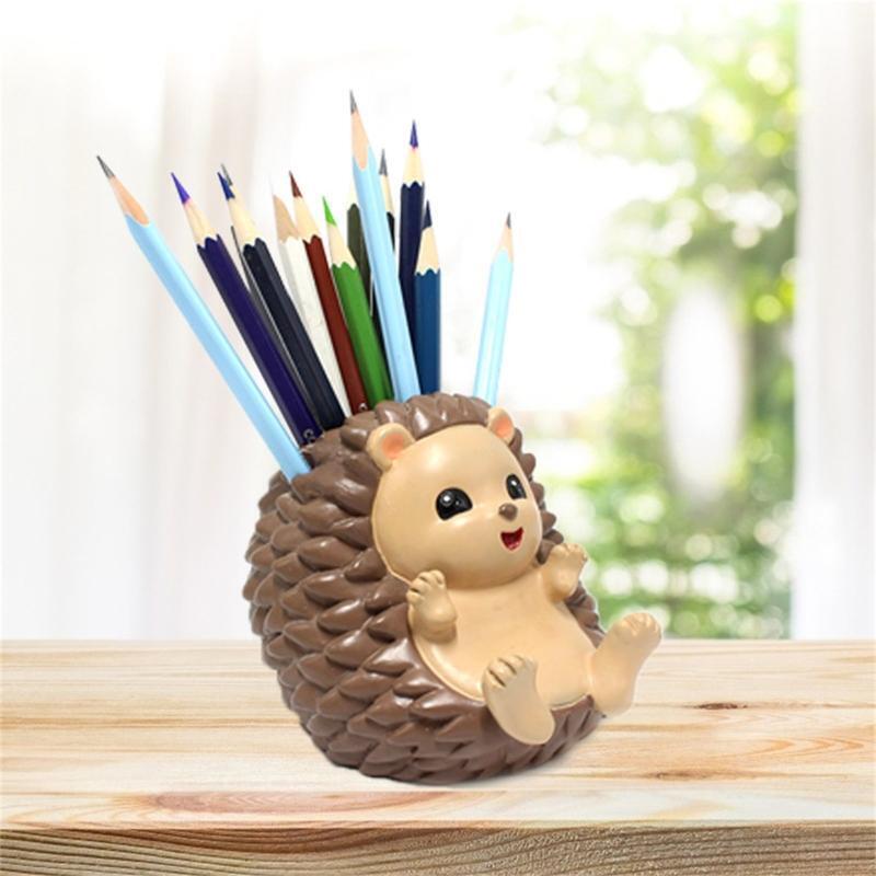 Decorative Pencil Holder Cup Office Desk Ornament for Student Kid Birthday Gifts