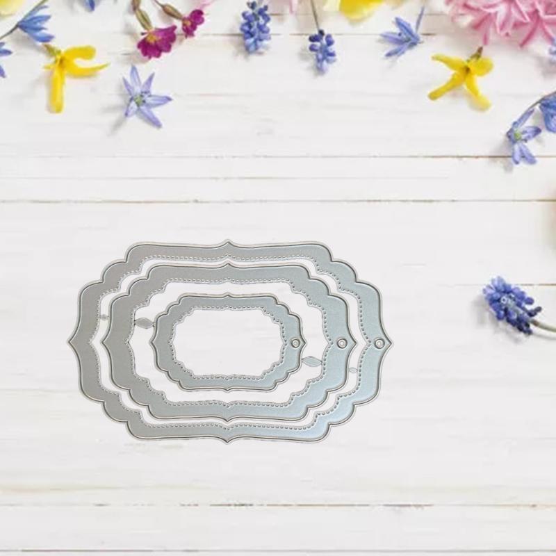 Delicate Frame Metal Cutting Dies for DIY Cards Making Journaling Decorations
