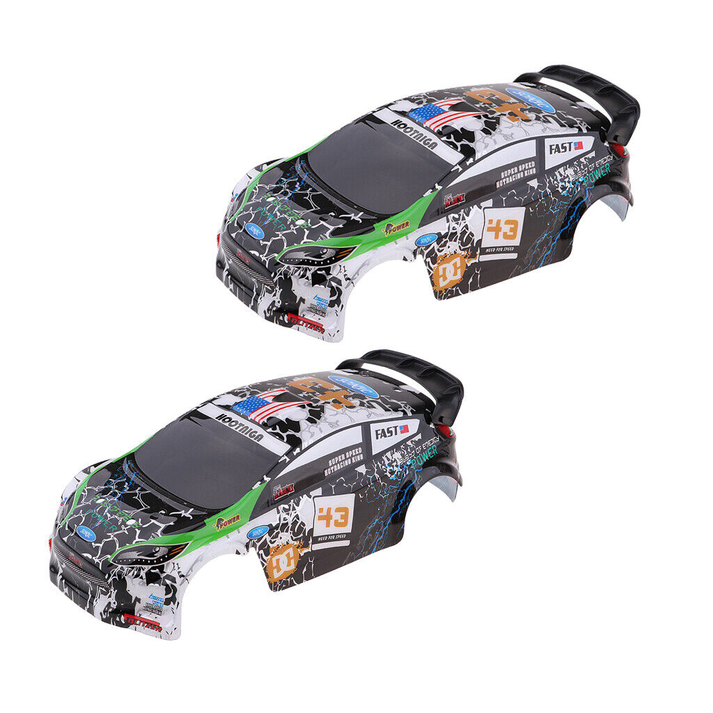 2pcs RC Body Shell Bodywork Replacement for  K989   Car Part
