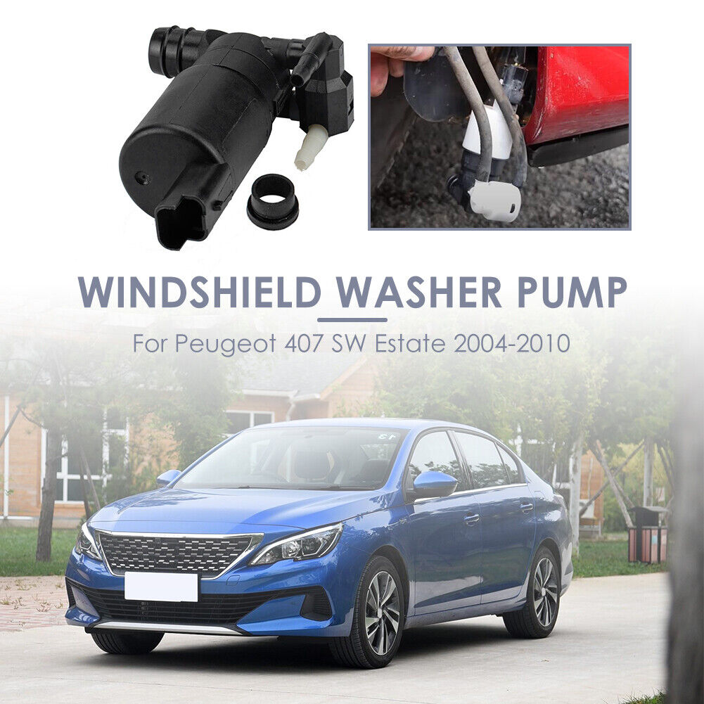 Twin Outlet Windscreen Washer Pump for Peugeot 106 308 407 807 93160293