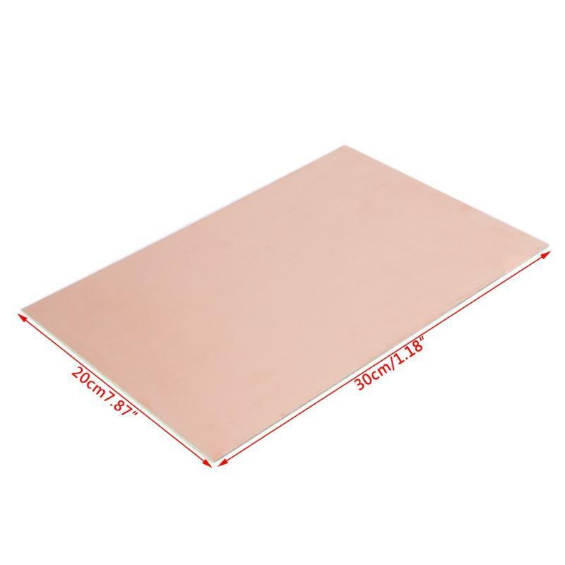 20x30cm Single Side PCB Copper Clad Laminate Board FR4 1.5MM For DIY Project