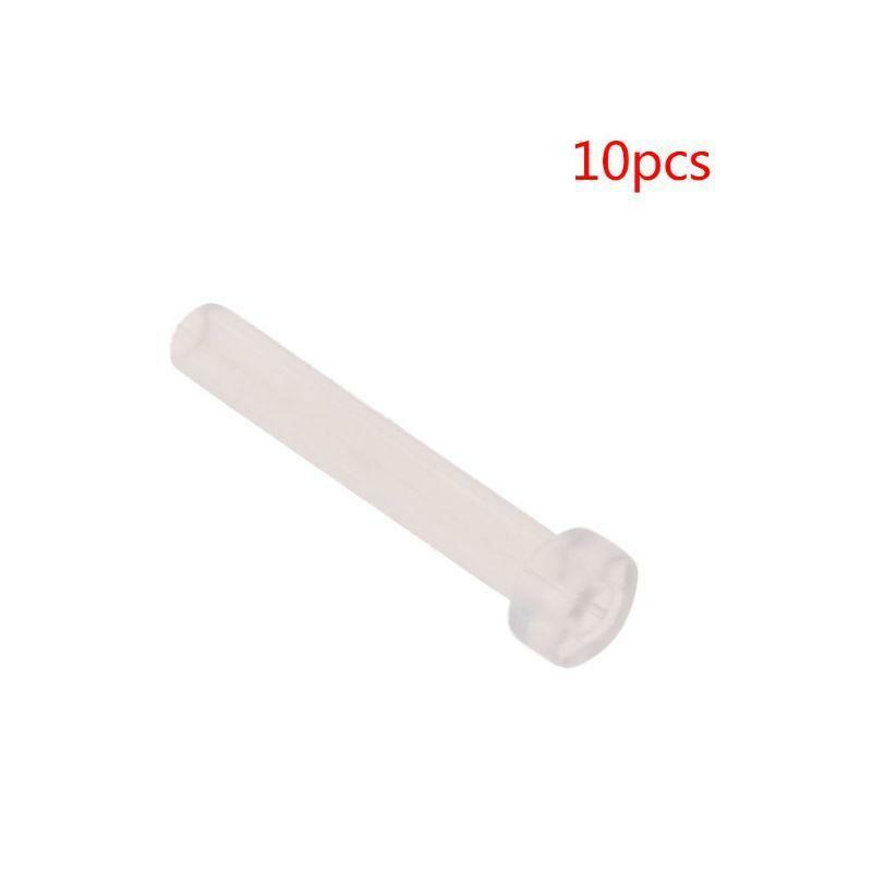 10Pcs Earrings Clutch Anti Allergy Back Plugs Sleeve Tube Protection Ears Pad