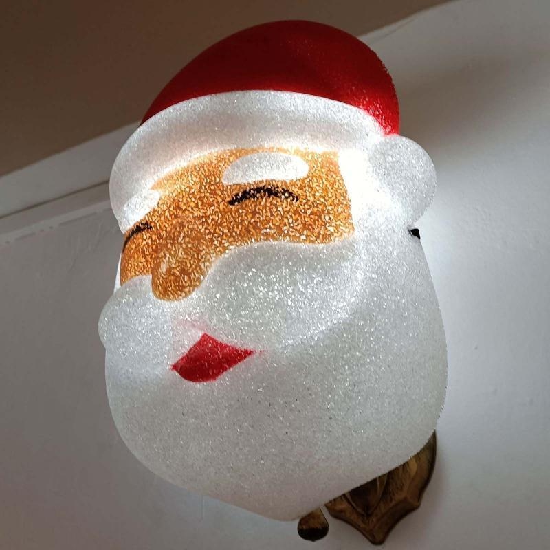 Christmas Santa Claus Wall Lamp Shade Hanging Light Cover for for Porch Lights