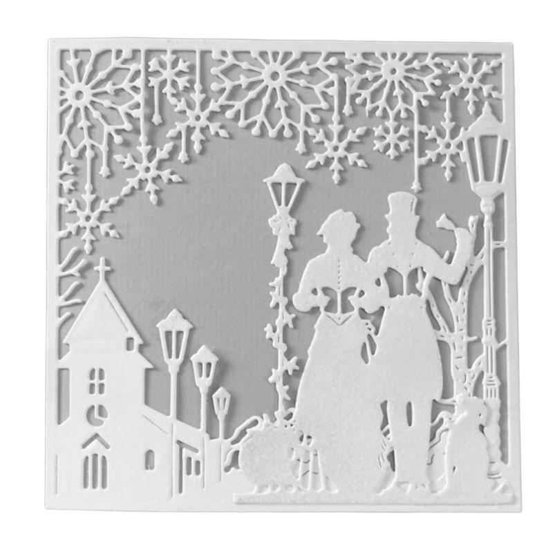 Snowflake Metal Cutting Dies Stencil Scrapbooking DIY Album Stamp Paper