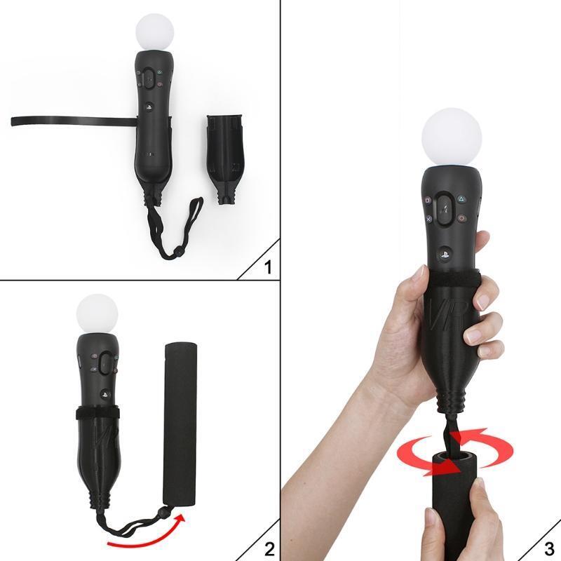 Game Sticks Handle for PSVR Headsets Sponge Cover Protective Elastic Stick