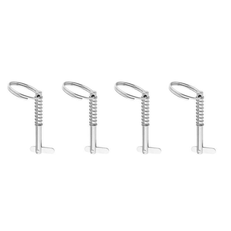 4x Quick Release Pin Marine Stainless Steel Bimini Top Pin Corrosion Resistant