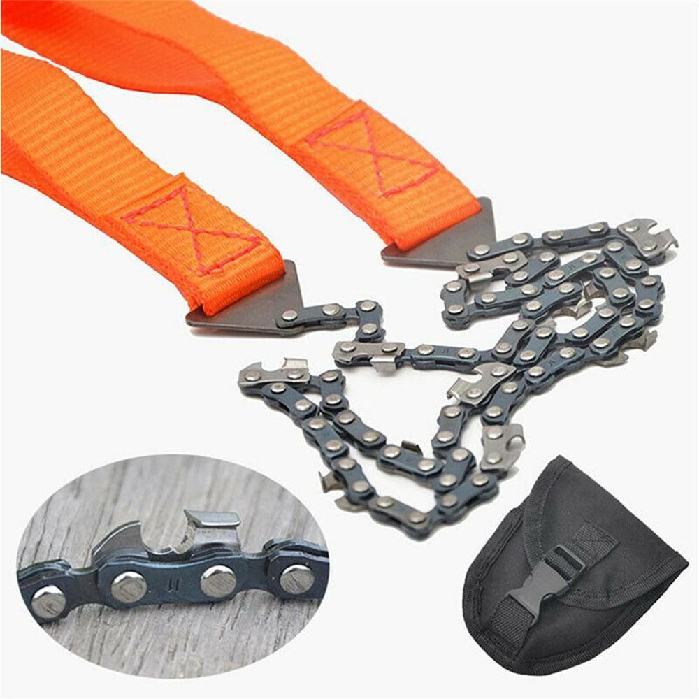 Emergency Hiking Logging Saw Camping Pocket Hand Zipper Saw Survival Chainsaw