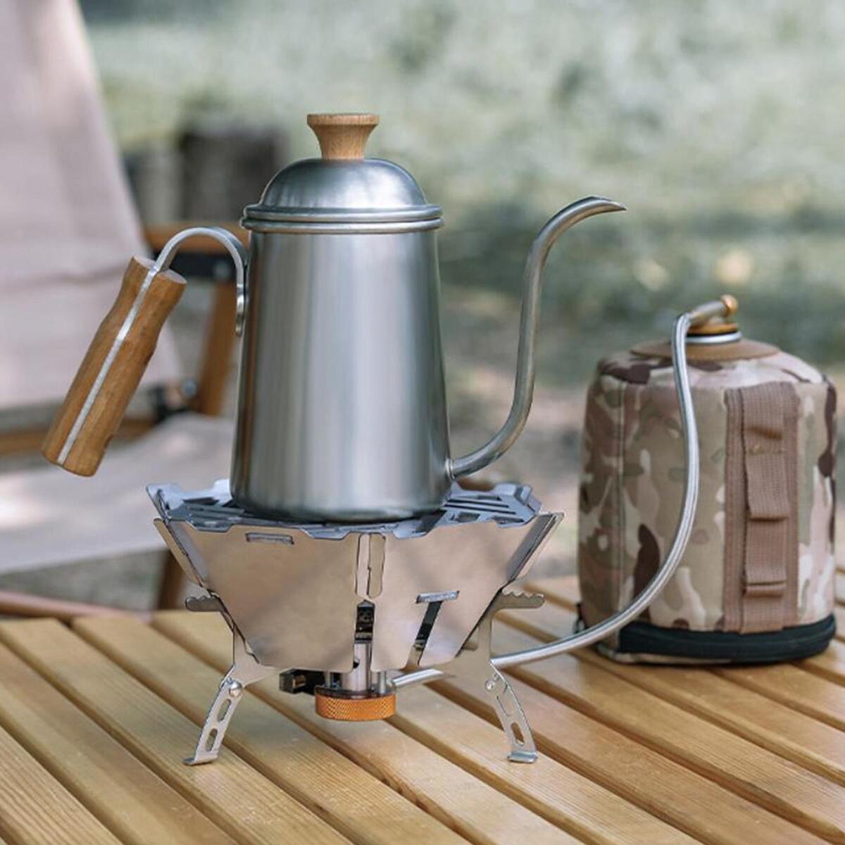 Folding Outdoor Stove Windscreen Lock Heat Camp Stove Windshield for Camping