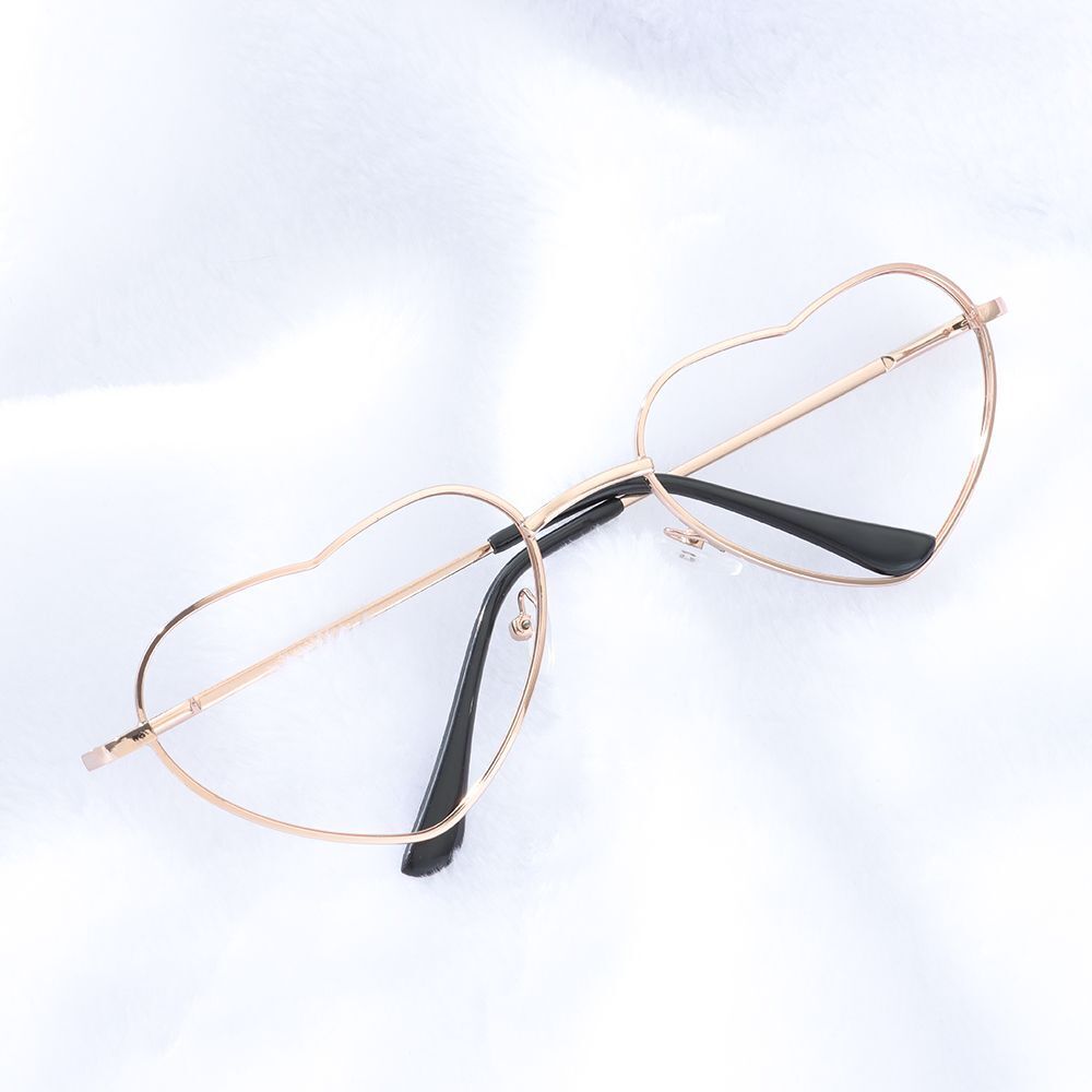 Heart-shaped Frames Photography Eyeglasses Decoration Eyewear Glasses Frame