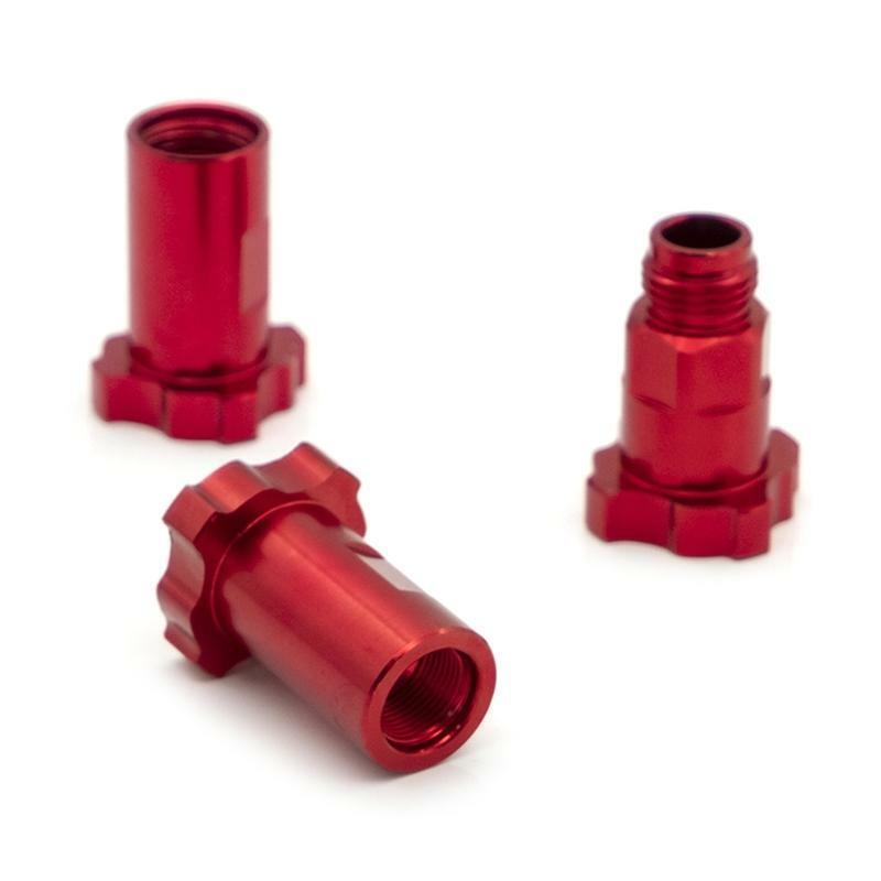 3x M16 1.5P External/Internal Thread M14 1.0P Internal Thread Spray Gun Adapter