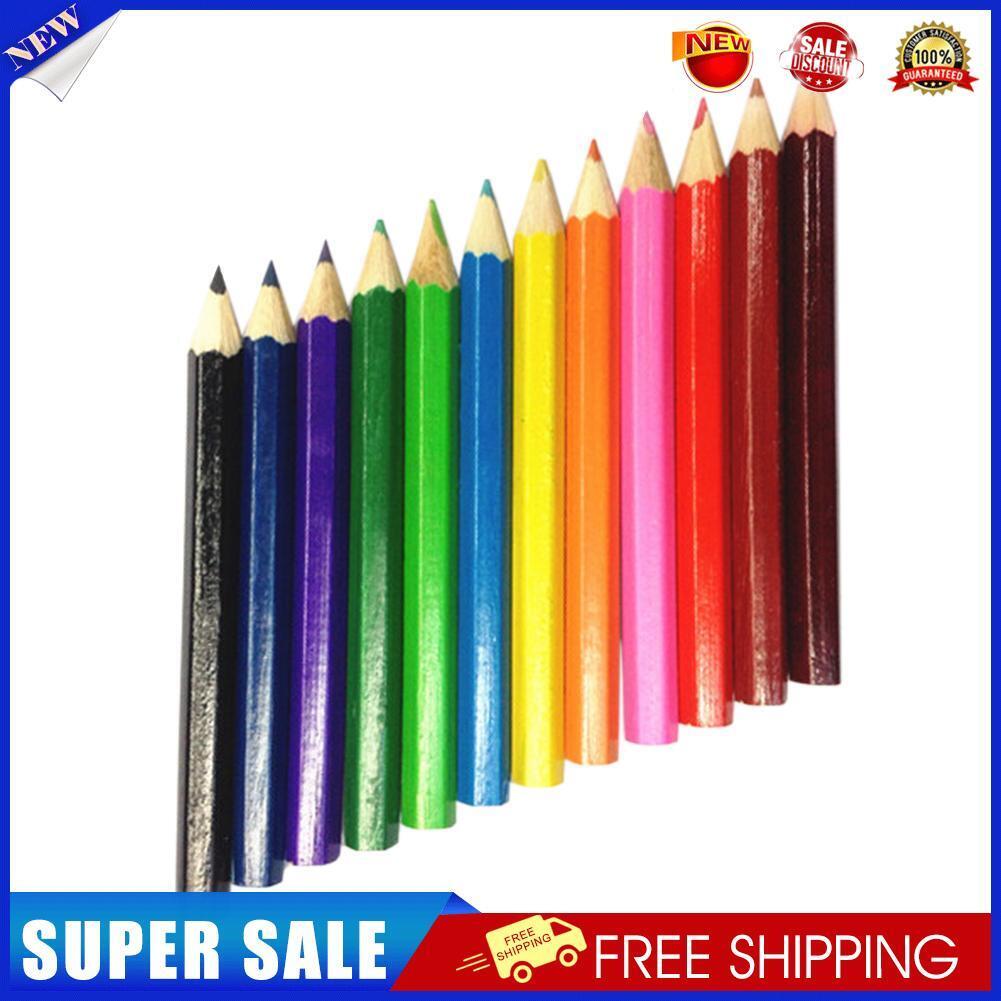 12 Colors Wooden Colorful Pencils Secret Garden Theme Coloring Pen Art Tool