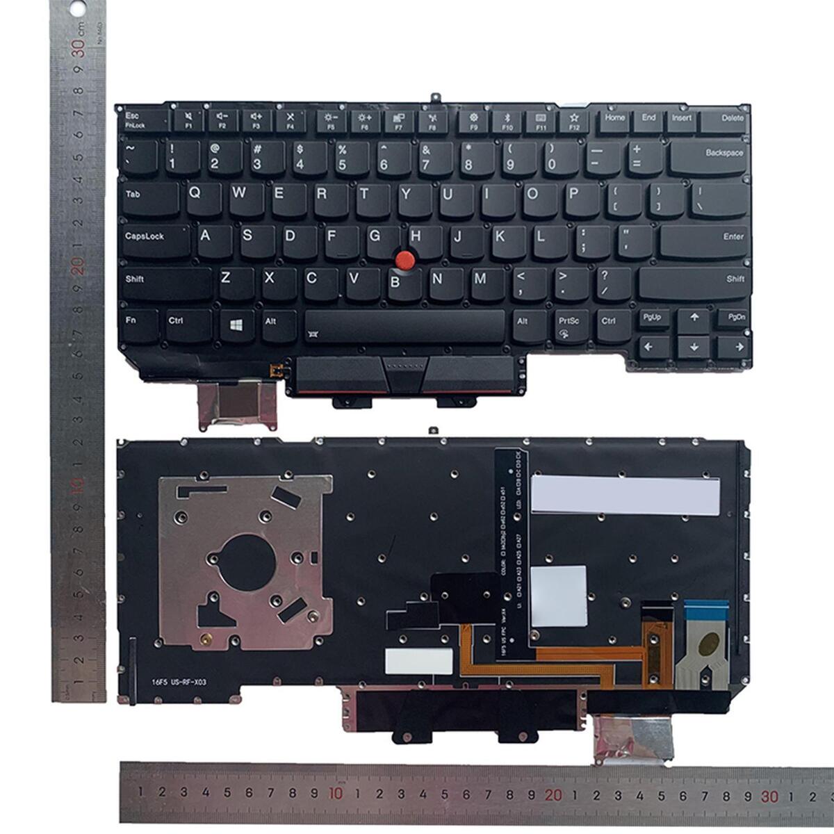 Laptop Keyboard US Layout Durable Backlit Accessories Replacement with Track