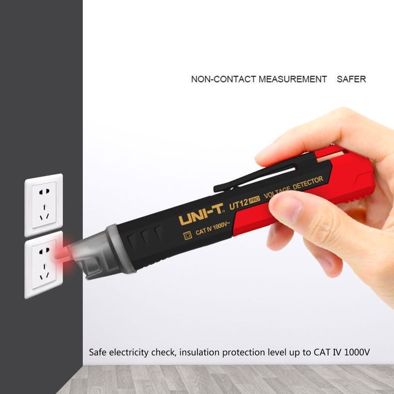 Voltage Tester Pen Non-Contact AC Voltage Detector Dual Range 90-1000V/12-1000V