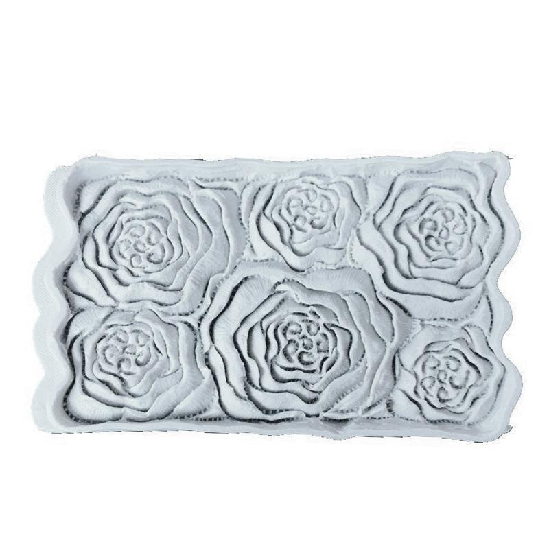 Silicone Fondants Molds Clay Candle Moulds Peony Shape Bakewares Baking Accessoy