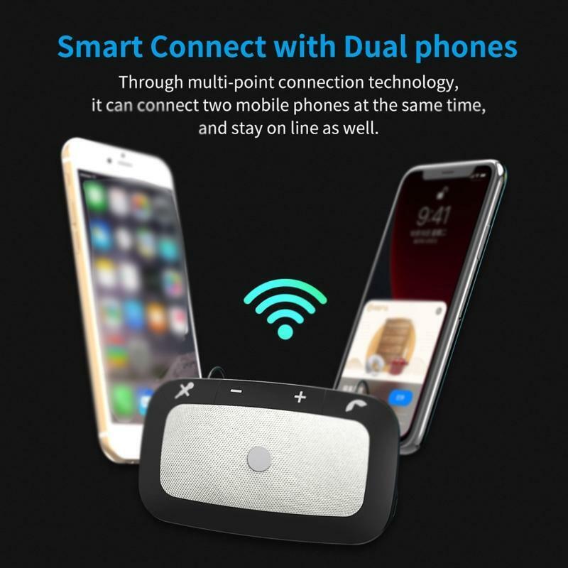 Car Bluetooth-compatible Speaker Sound Bar 800mAh Battery Decoding Tone Quality