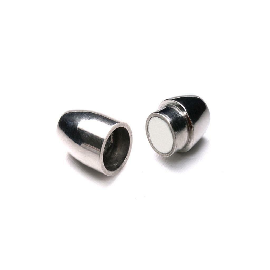 20Pcs  Magnetic Clasps Hooks Cord End Hat for DIY Necklace Jewelry