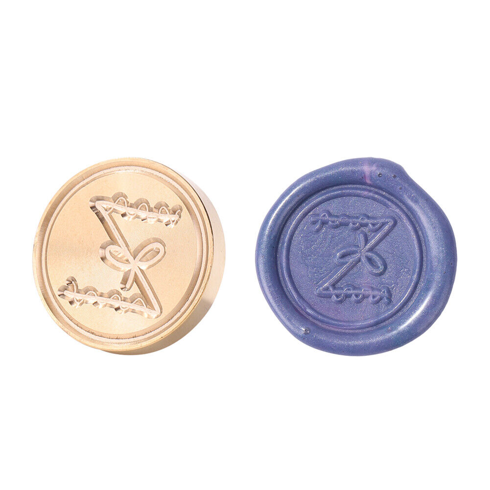 Alphabet Letters Wax Sealing Stamp Head Round Copper Stamps Craft Decor (Z)
