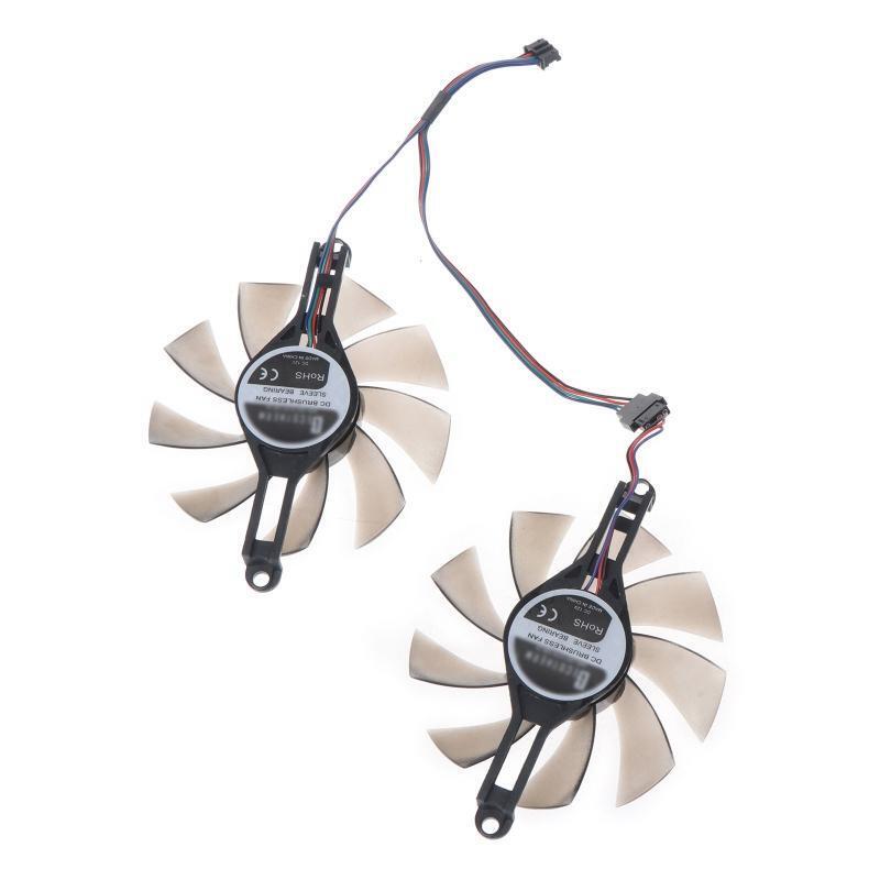 80mm 3 Pin VGA Fan Graphics Card Cooling Fan for Radeon RX 580 RX RX5500 Cooler