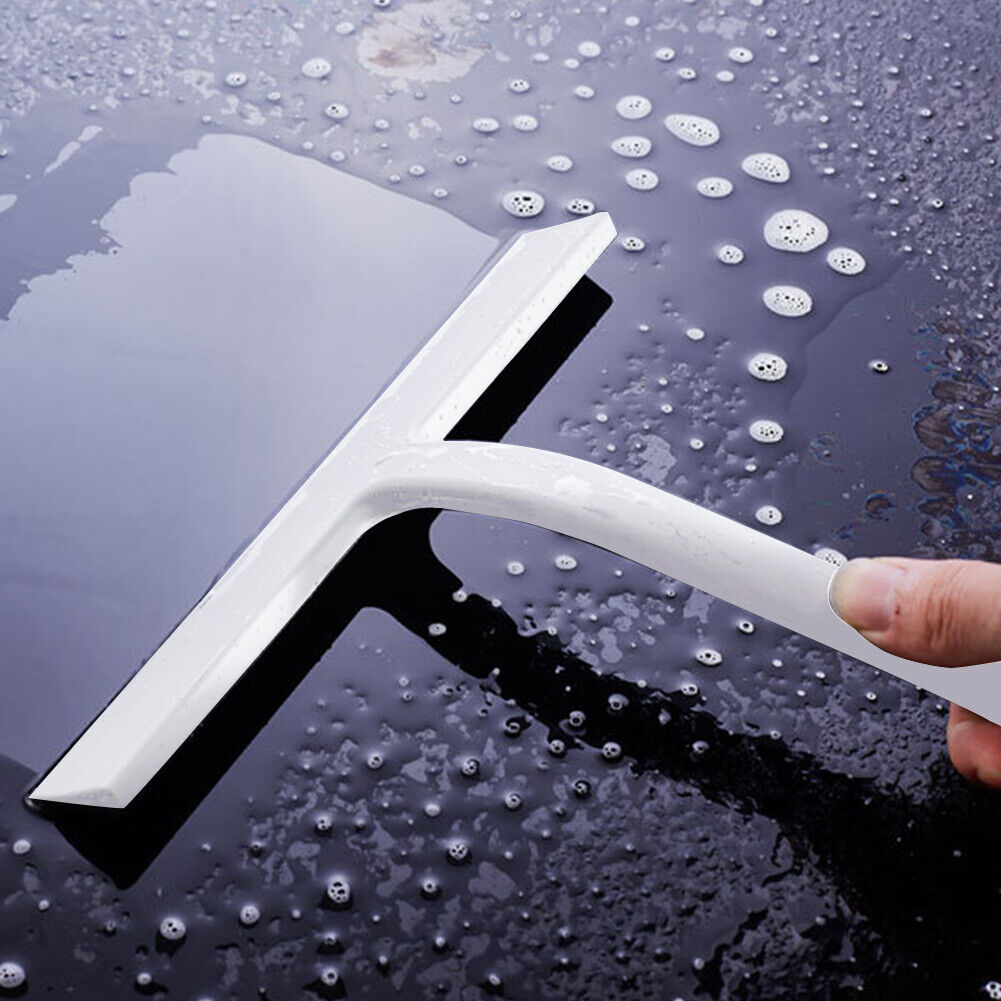 Silicone Soft Glass Wiper with Hook Bathroom Window Cleaning Squeegee Brush