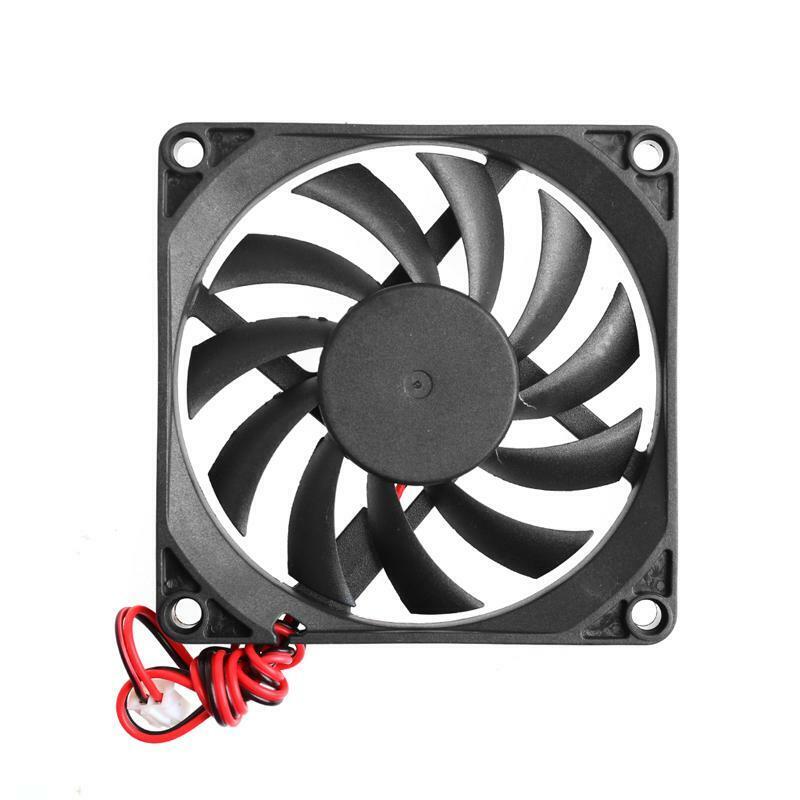 8010 DC Brushless Fan 8CM Cooling 80mm DC12V 0.15A Cooler Fan 80X80X10mm 2Pin