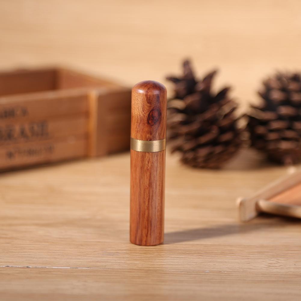 Hand Sewing Needles Wood Box Embroidery Mending Holder Bottle Container