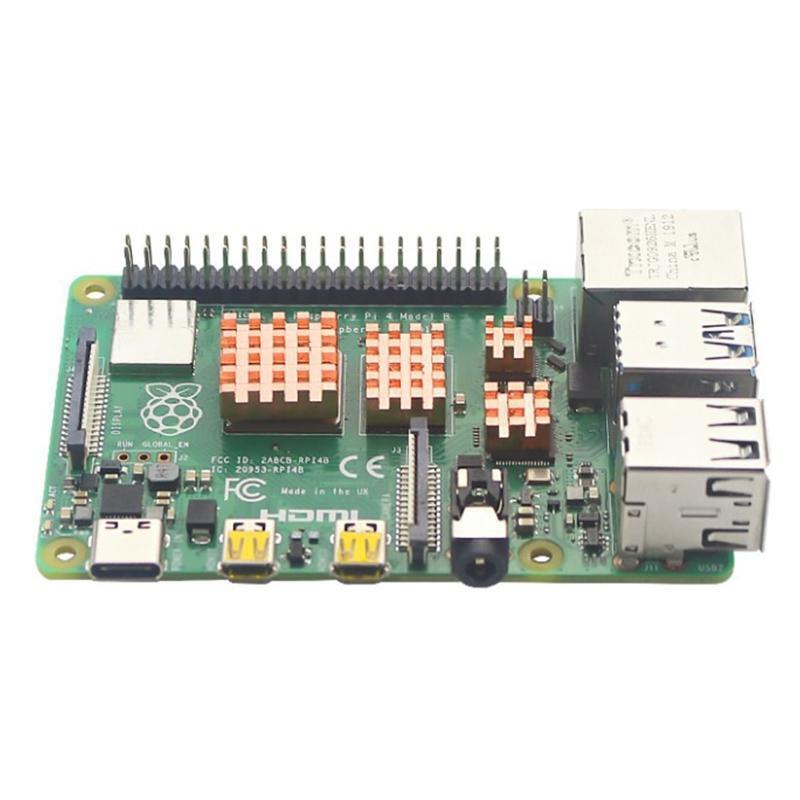 Heatsink Heat Dissipation Thermal Cooling Pad for Raspberry Pi 4B Radiator Set