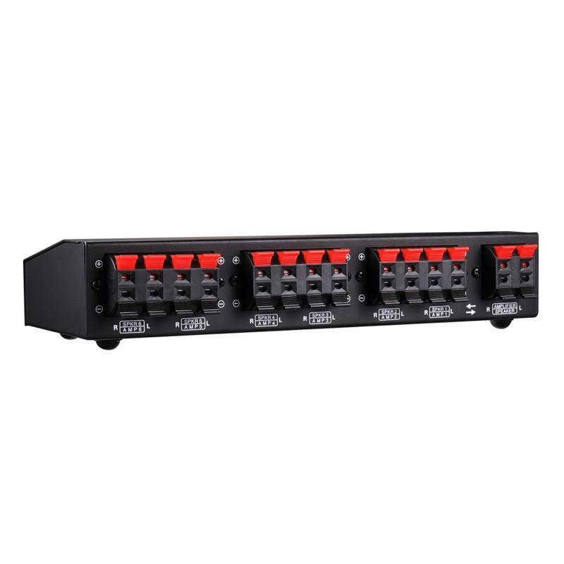 Multiple Amplifiers/ Receivers Speaker Selector Switch ABS Metal Brackets