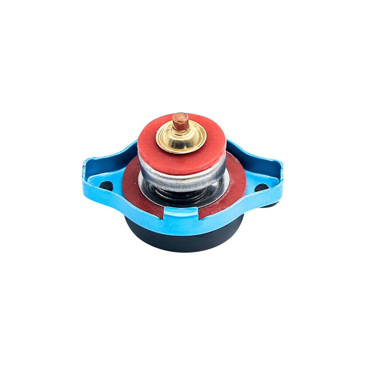 For Racing Thermostatic Gauge Radiator Cap 1.1 bar Big Head Water Temp Meter