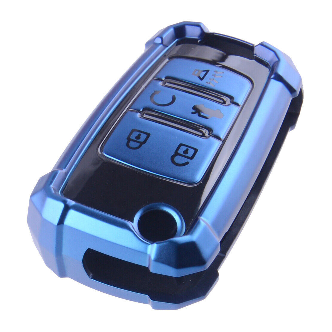Remote Key Fob Cover Case Holder Shell Fit for Chevrolet Camaro Cruze Malibu