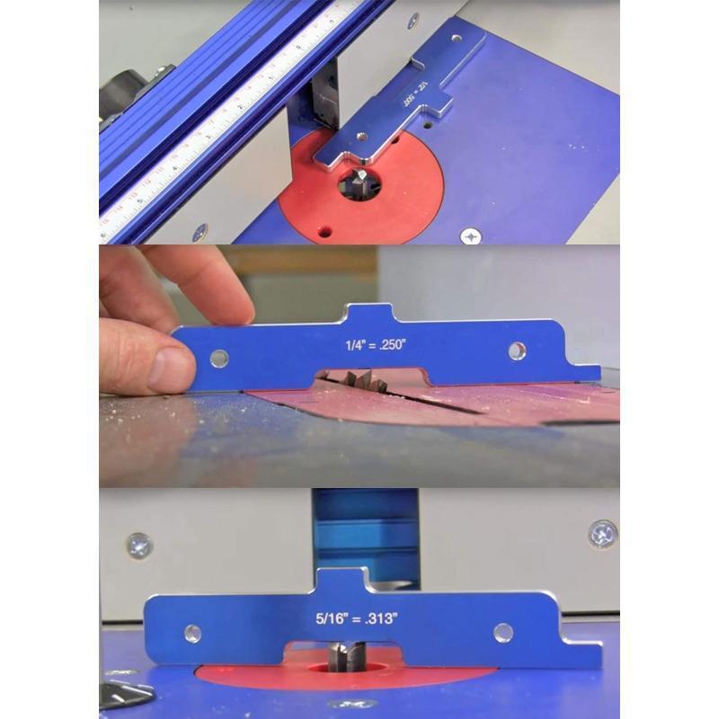 7pcs/set Tablesaw Setting Lever Aluminum Alloy Depth Test Distance Setting Rod