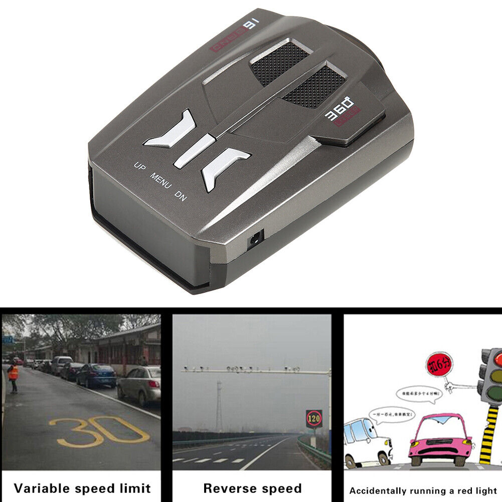 V9 2020 Car Radar Detector English Russian Human Voice Speed Warning X K