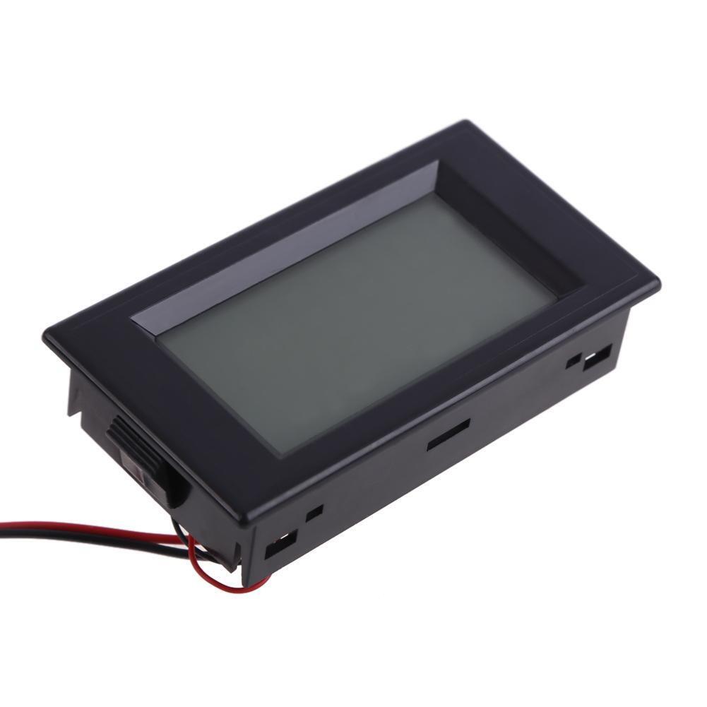Digital AC 300V 100A LCD Dual Panel Volt Amp Combo Meter +CT 110V 220V 240V