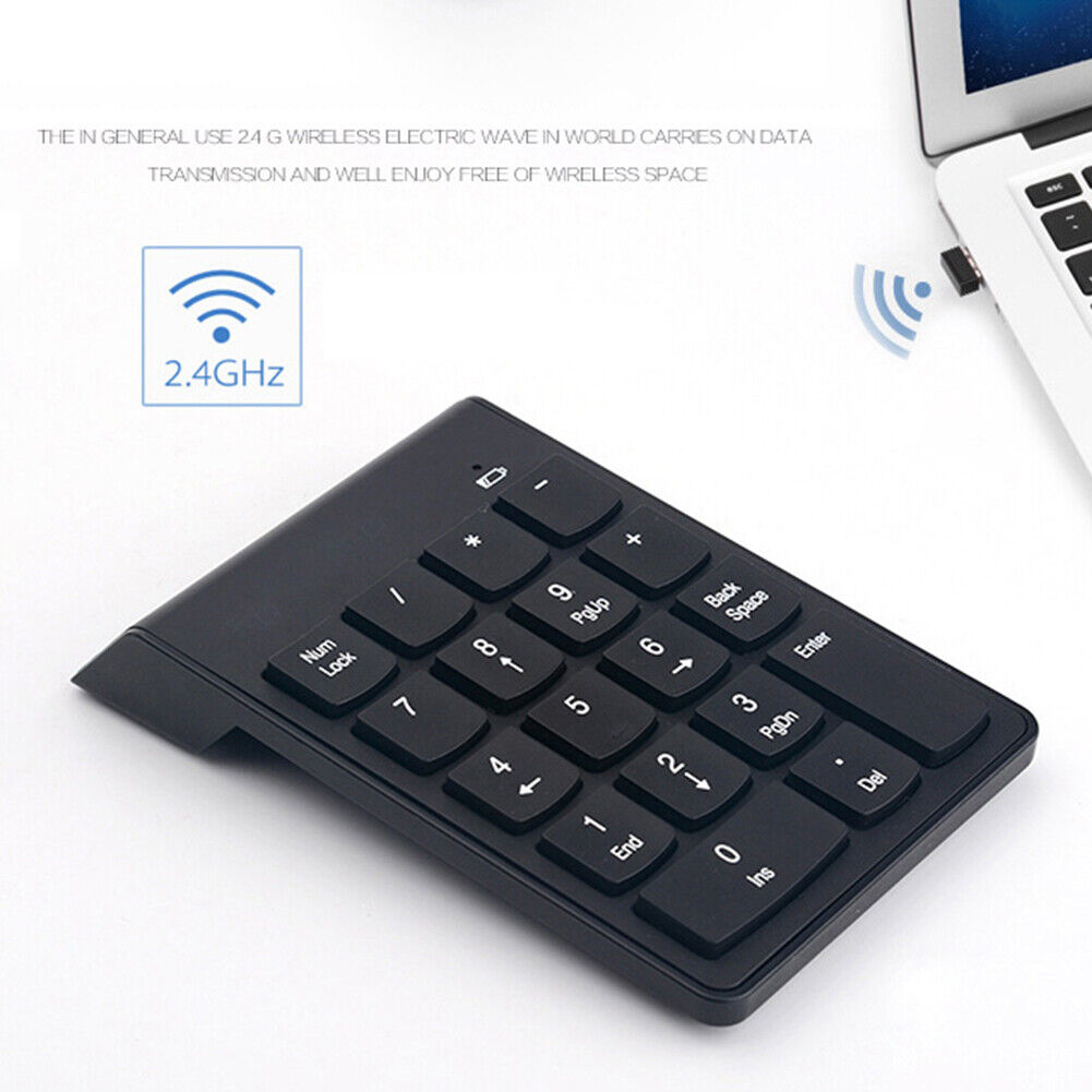 18 Keys 2.4G Numeric Keypad Laptop Tablet Digital Wireless Numpad Keyboard