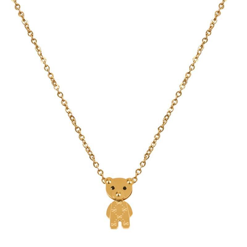 Exquisite Bear Clavicle Chain Women Girl Birthday Jewelry Gift Party Ornament