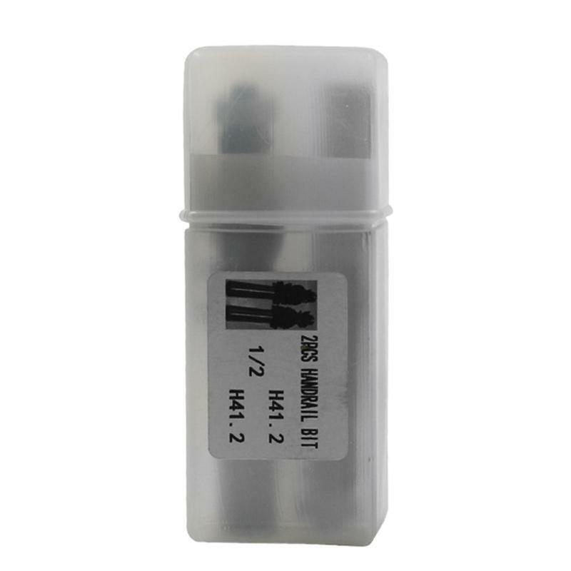 2x Fishtail Armrest Milling Cutter Woodworking Fishtail Handrail Router Bit Trim