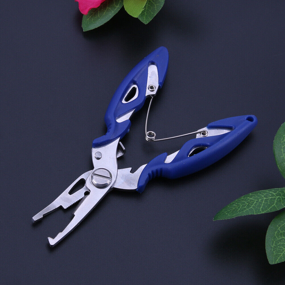 Fishing Pliers Split Ring Scissors Wire Line Cutter Hook Removers