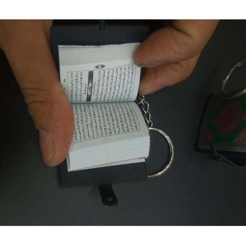 Mini Ark Quran Keychain Nice Book Real Paper Can Read Arabic the Koran Keychain