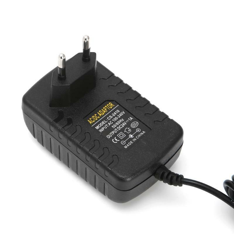 AC 110V 220V Converter DC 24V 1A Server Power Supply Adapter Charger EU Plug NEW