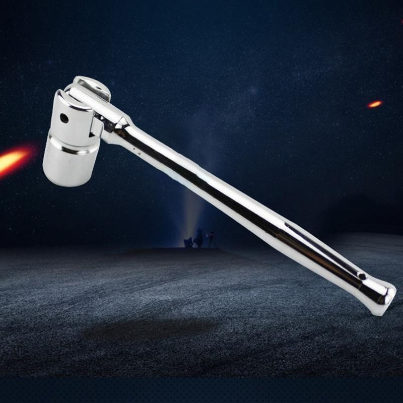 Scaffold Spanner 12 Angle Ratcheting Socket Wrench Straight Handle Repair Tool