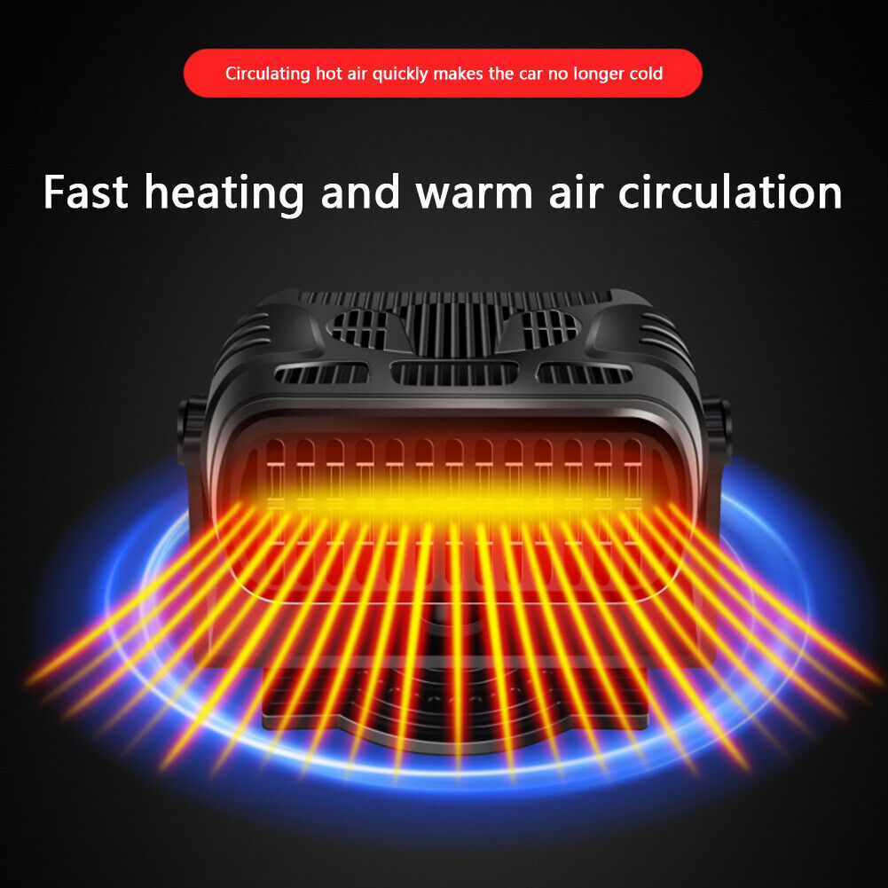 Portable Car Heater Fan Air Cooler Demister Defroster Heating Fan (12V)