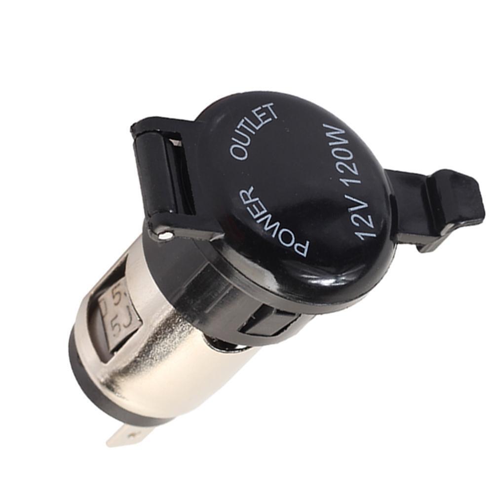 Car 10A Cigarette Lighter Female Socket Power Plug with Waterproof Cover