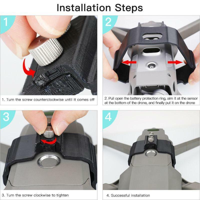 Battery Buckle Holder Protection Flight Holder Fixed Clip for -DJI Mavic 2 Pro