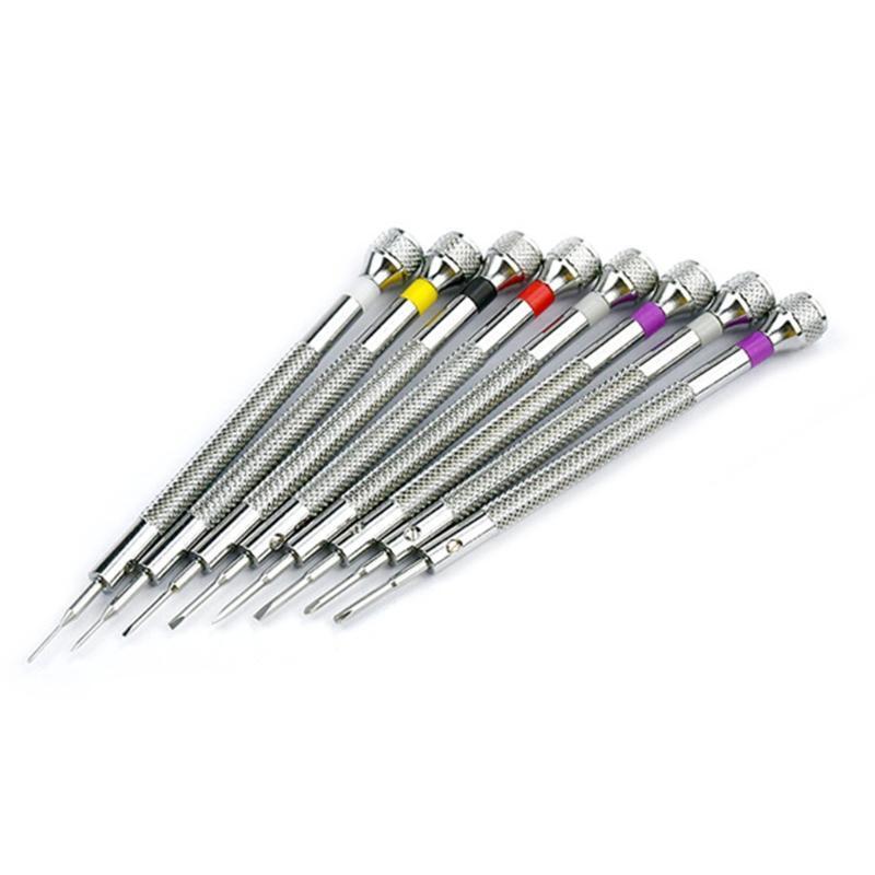 Watch Repair Screwdriver Set 0.6-1.6 mm Micro Screwdriver for Watch Repair 8 Pcs