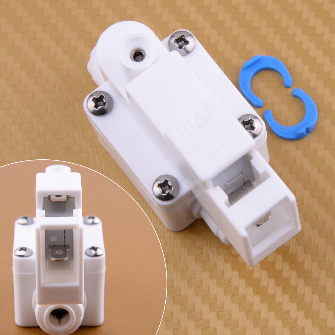 1/4" Tube Quick Connect High Pressure Switch Pump RO Water Filter Reverse Li